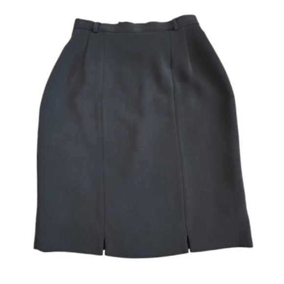 Unknown Source Women's S/M (Waist 67) Gray Midi Straight Fully Lined Skirt - Picture 3 of 13